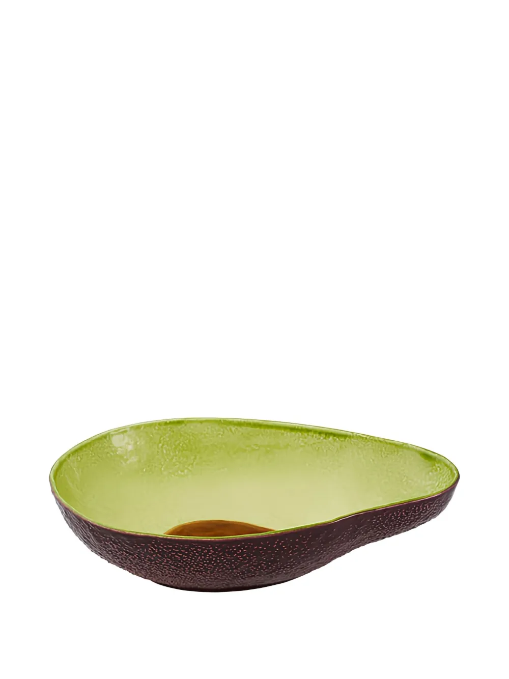 Bordallo Pinheiro Avocado salad bowl | Brown | Image 1