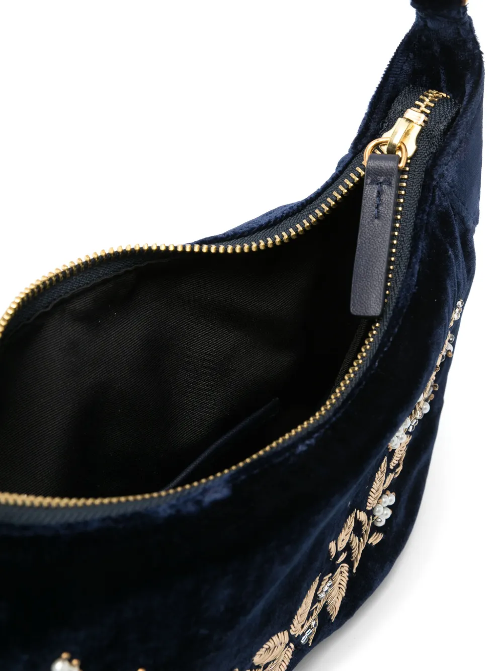 Polo Ralph Lauren Fluwelen schoudertas Blauw