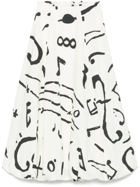 Alysi falda larga estampada