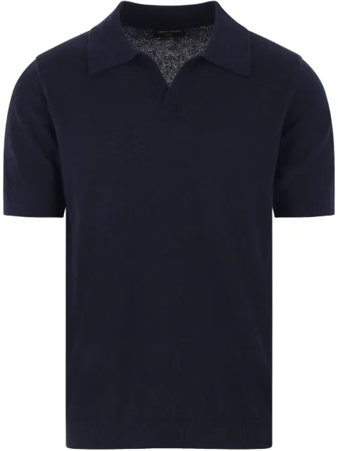Roberto Collina playera tipo polo de tejido fino