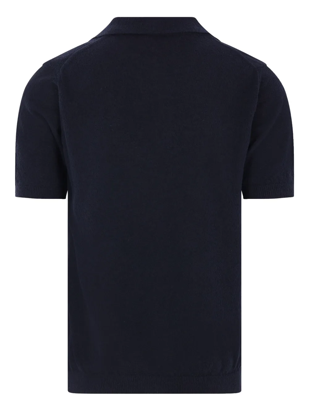 Roberto Collina fine-knit polo shirt - Blauw