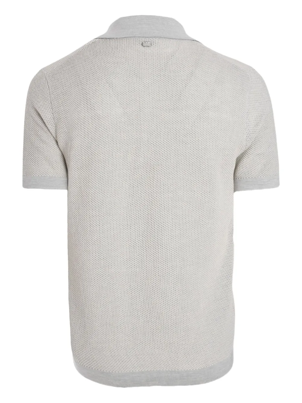 Agnona Gebreid poloshirt - Grijs