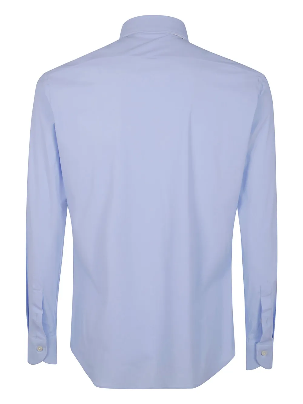 Tintoria Mattei spread-collar shirt - Blauw