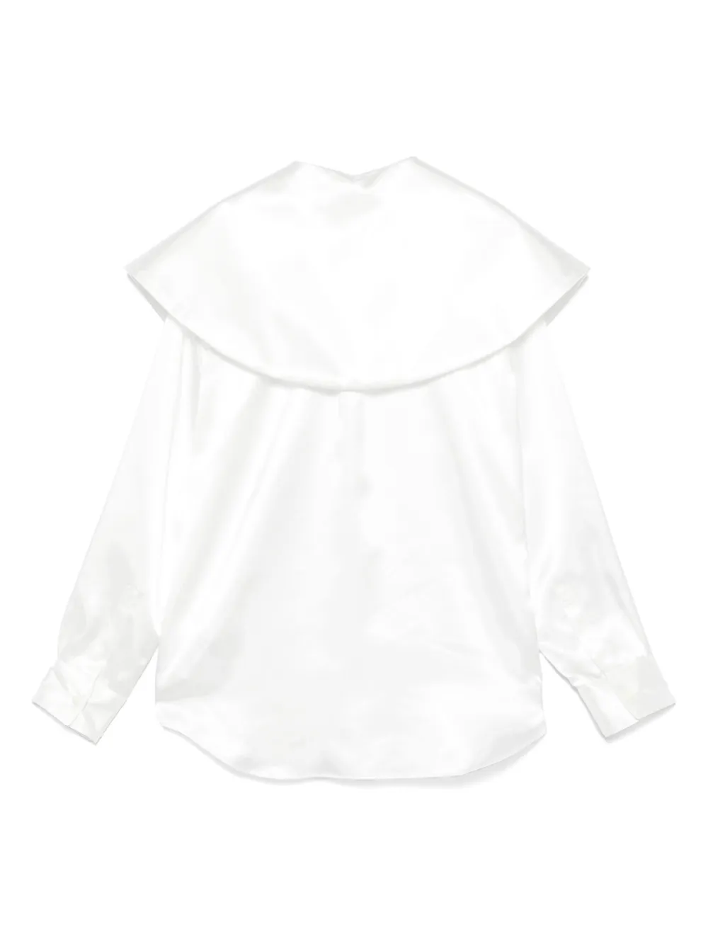 Comme Des Garçons Comme Des Garçons Blouse met oversized kraag - Wit