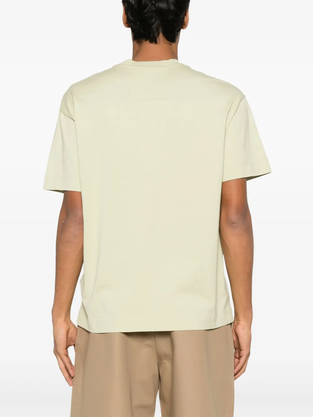 Givenchy T-shirt met logo-reliëf Groen