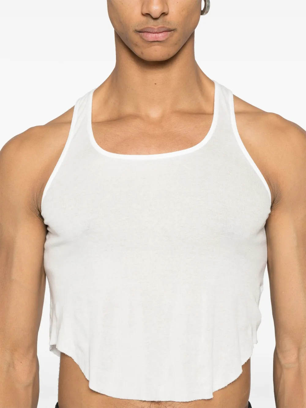 Rick Owens DRKSHDW Racerback tanktop Wit
