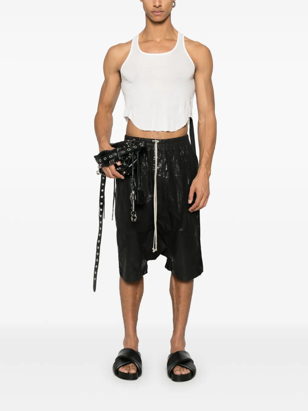 Rick Owens DRKSHDW Racerback tanktop - Wit