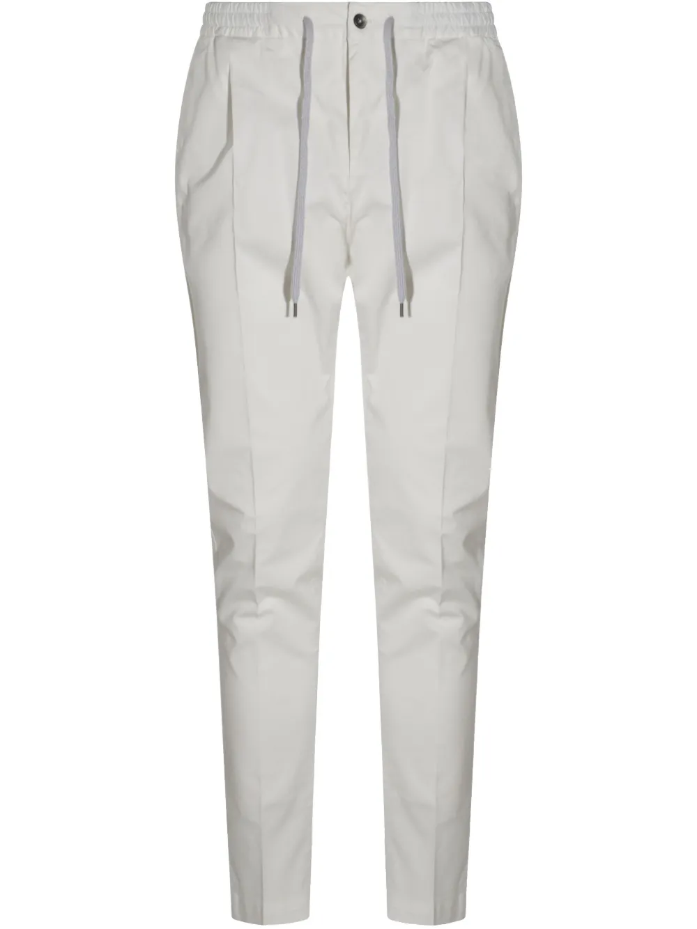 PT Torino drawstring tapered trousers | White | Image 1