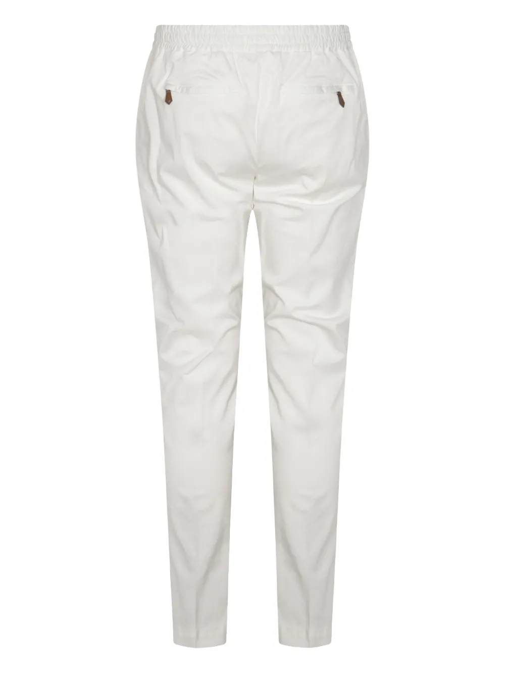 PT Torino drawstring tapered trousers - Wit