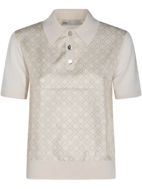 Tory Burch Double T polo top