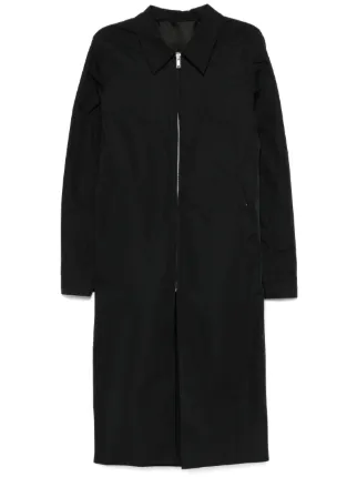 Rick Owens Brad Trench Coat | Black | FARFETCH
