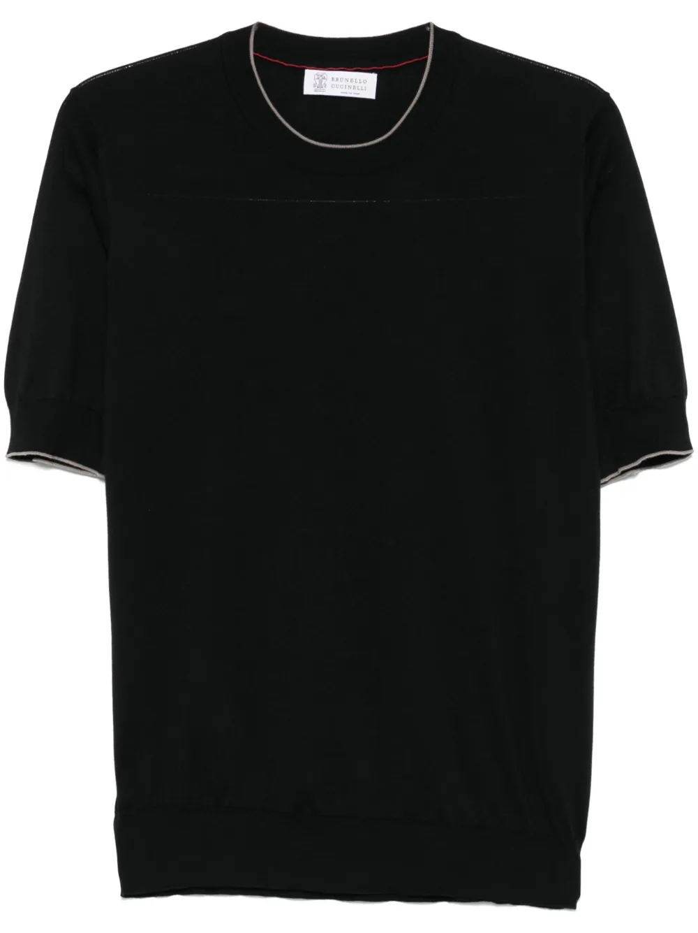 Brunello Cucinelli playera de algodón | negro | Image 1