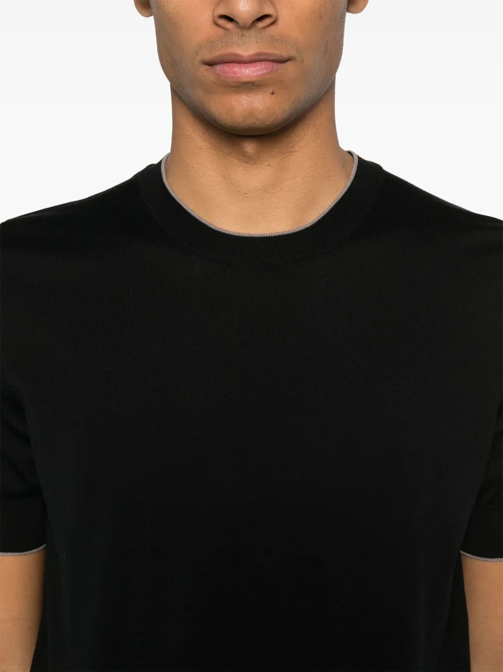 Brunello Cucinelli Katoenen T-shirt Zwart