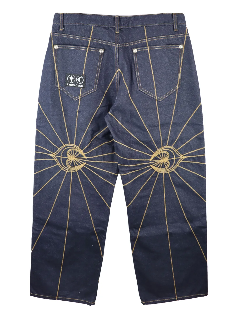 THUG CLUB Rise jeans - Blauw