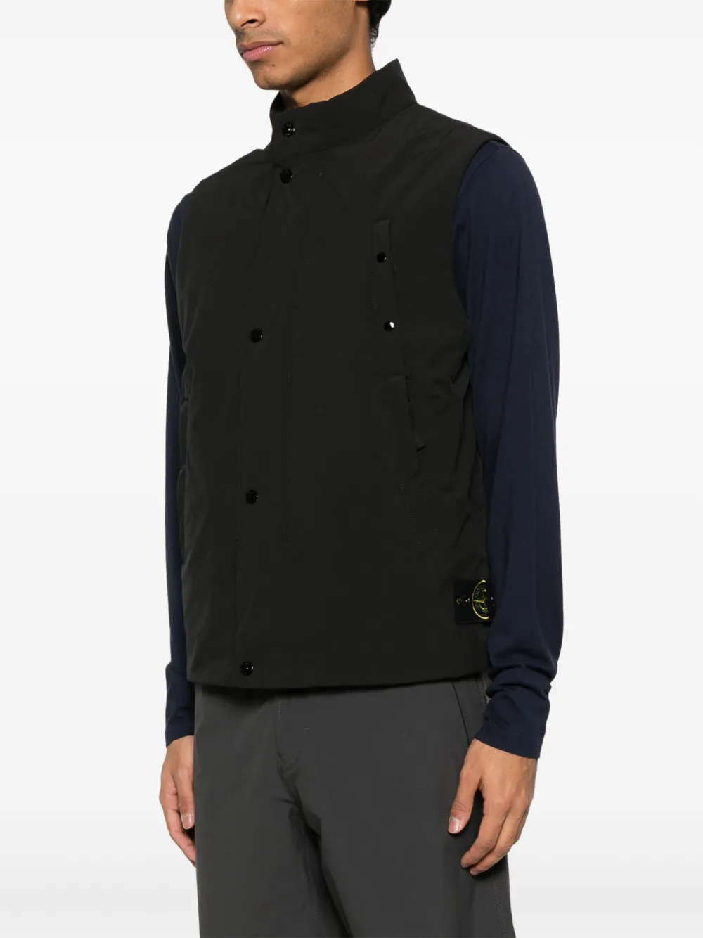 Stone Island Shell-R PrimaLoft isolatie jack Zwart