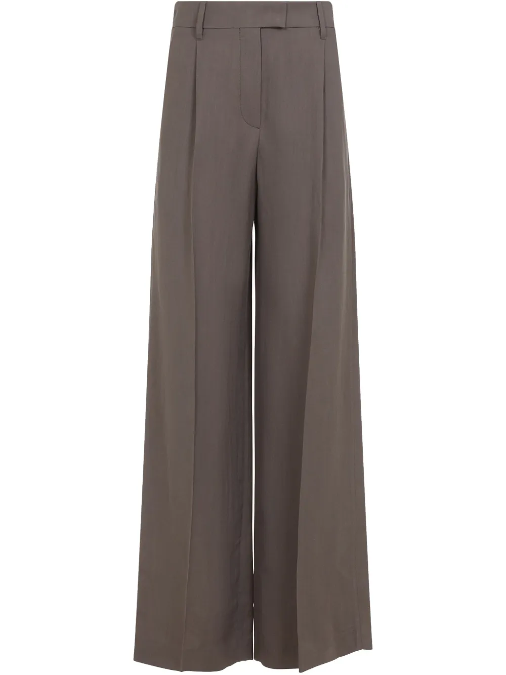 Brunello Cucinelli high-waisted trousers | Brown | Image 1