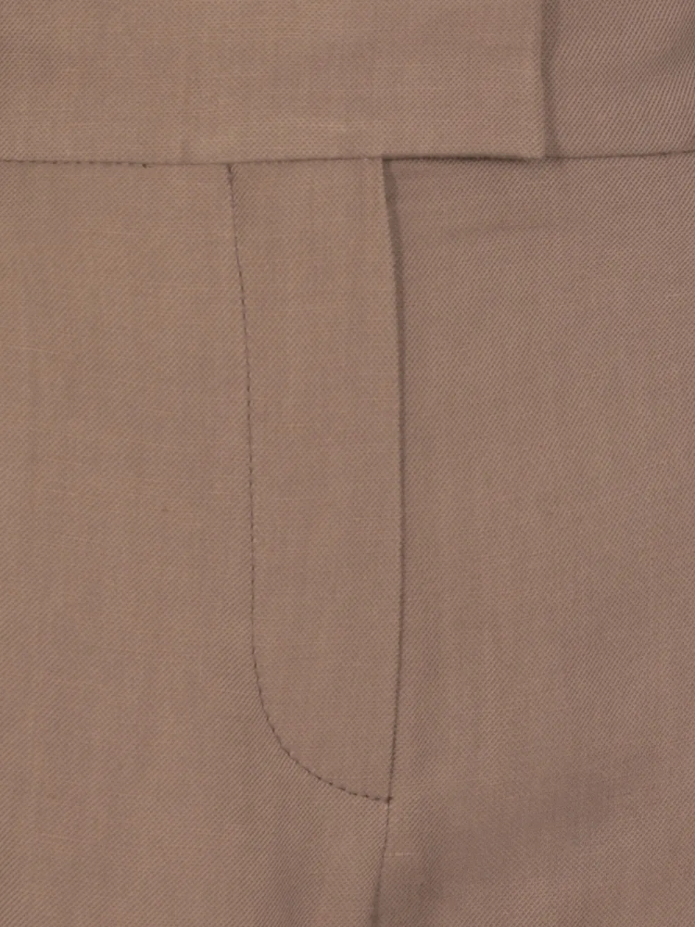Brunello Cucinelli High waist broek Bruin