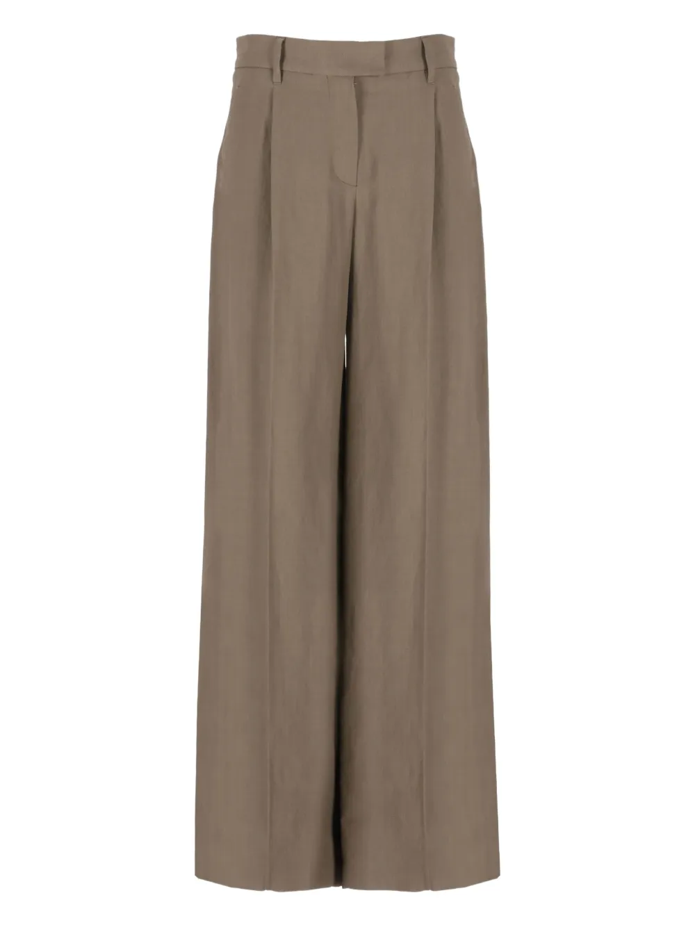 Brunello Cucinelli High waist broek Bruin