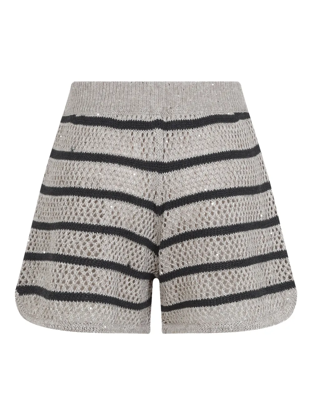 Brunello Cucinelli striped shorts - Beige