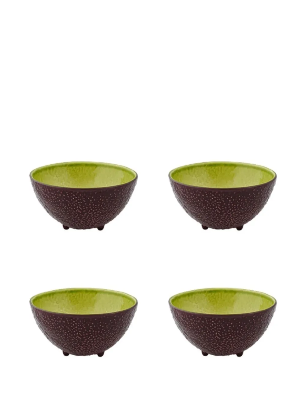 Bordallo Pinheiro Avocado bowl set | Brown | Image 1