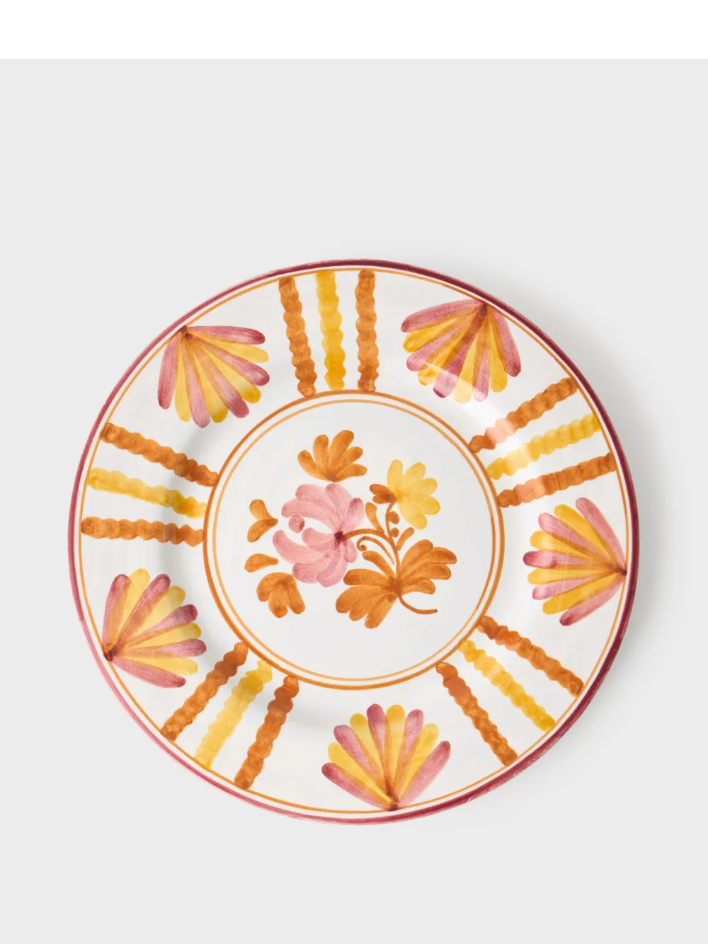 Cabana Blossom dinner plate (31cm) - Geel