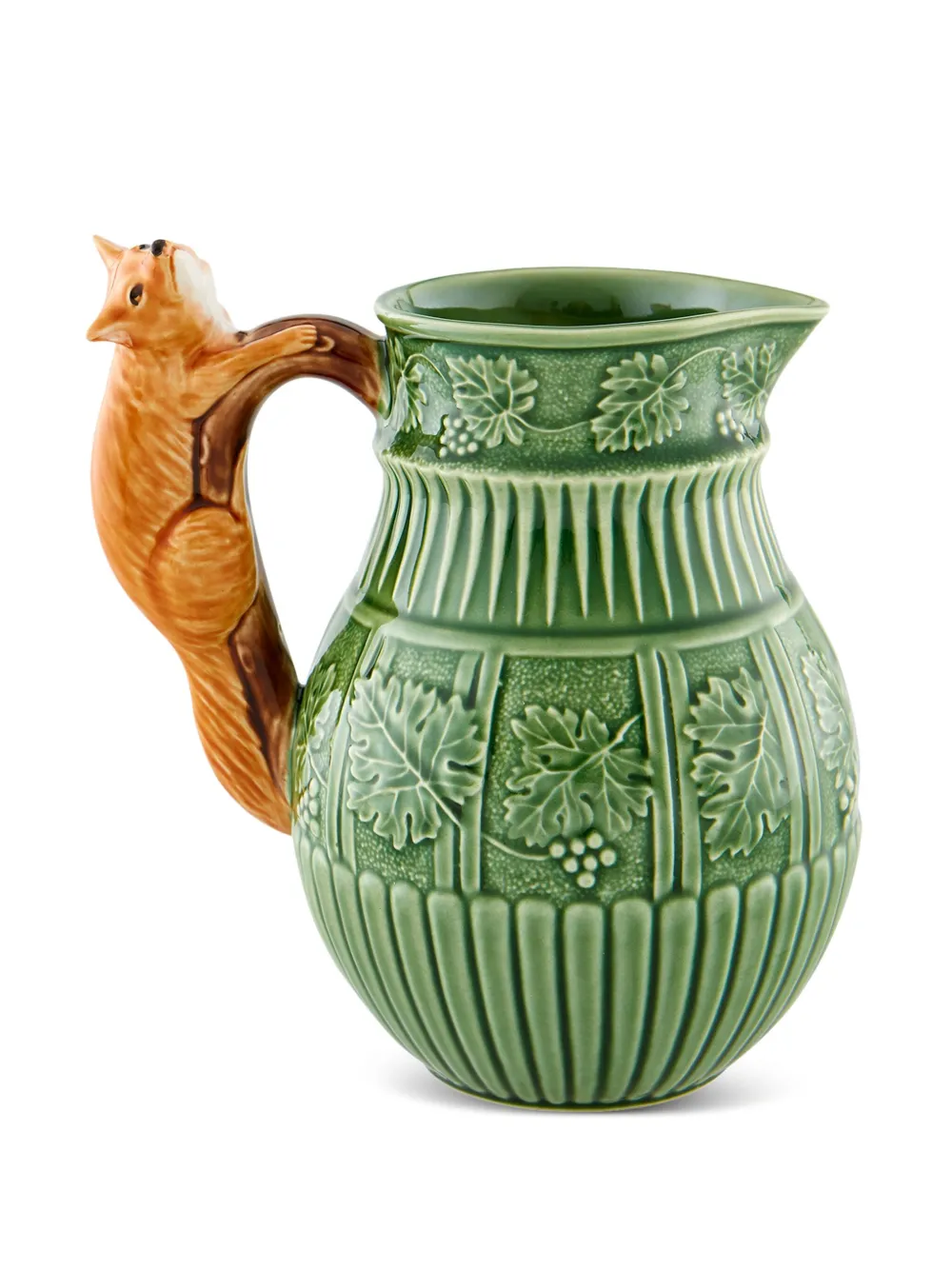Bordallo Pinheiro Fox pitcher | Green | Image 1