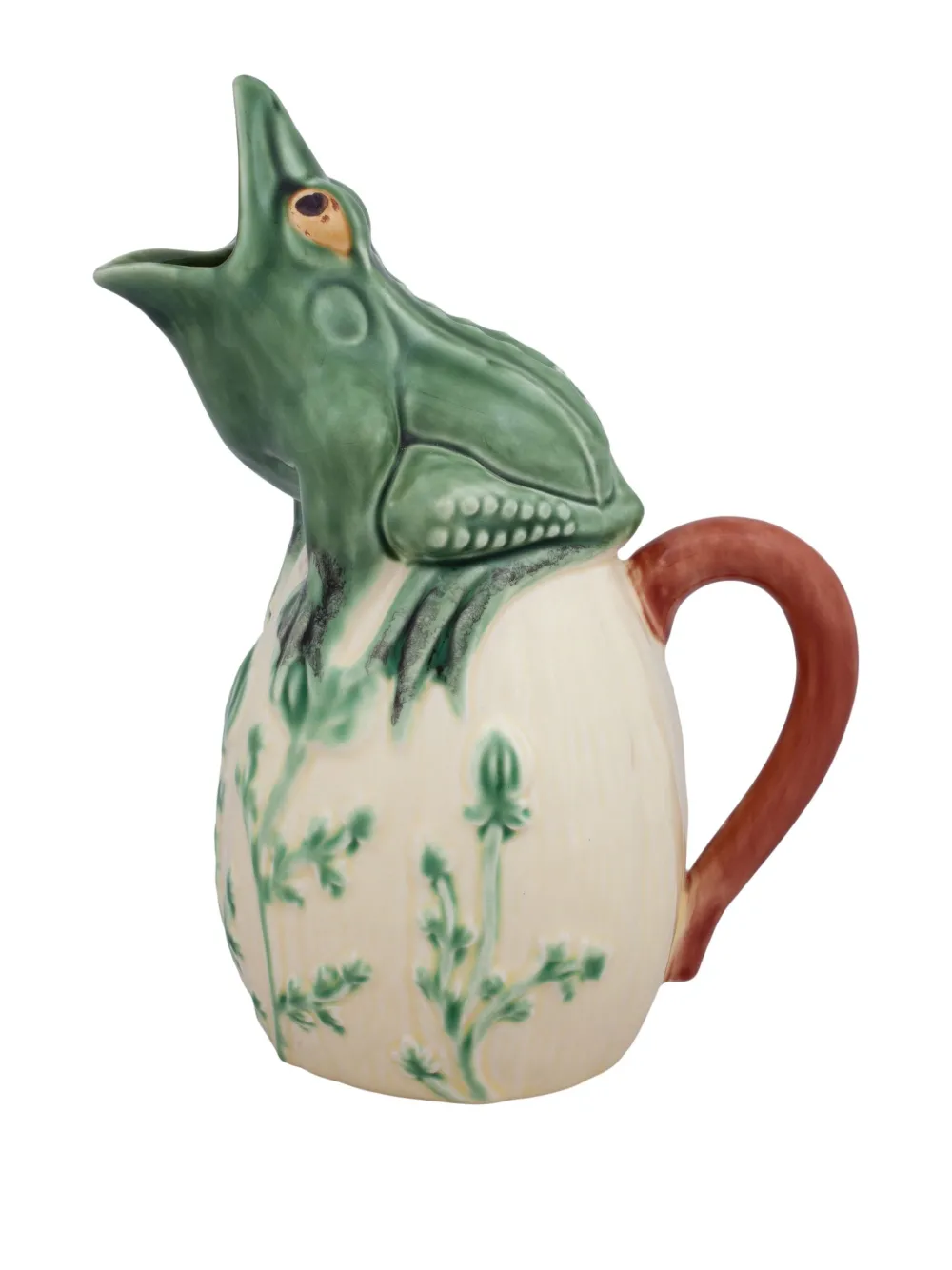 Bordallo Pinheiro Frog pitcher | White | Image 1
