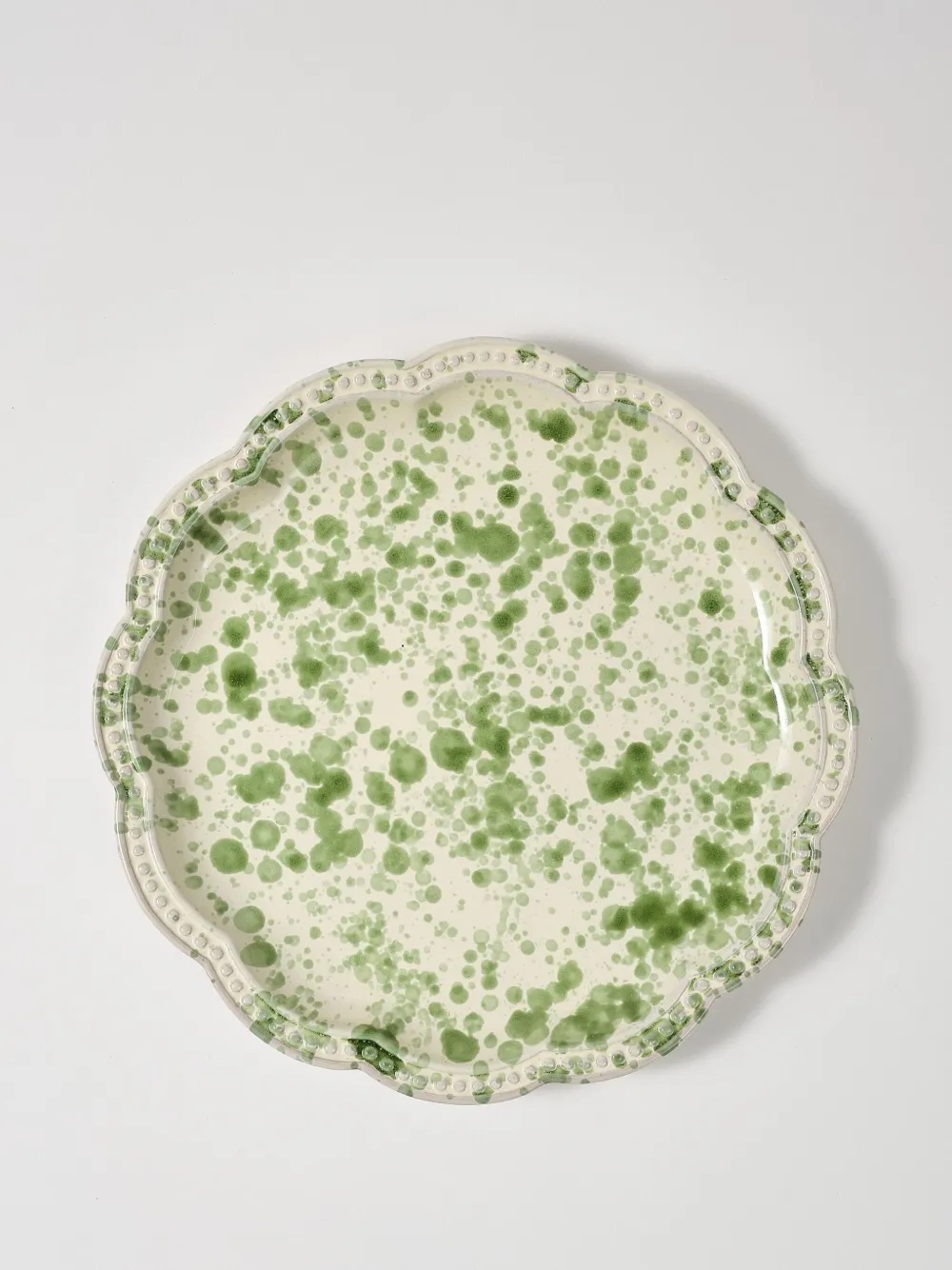 Cabana Speckled dessert plate - Groen