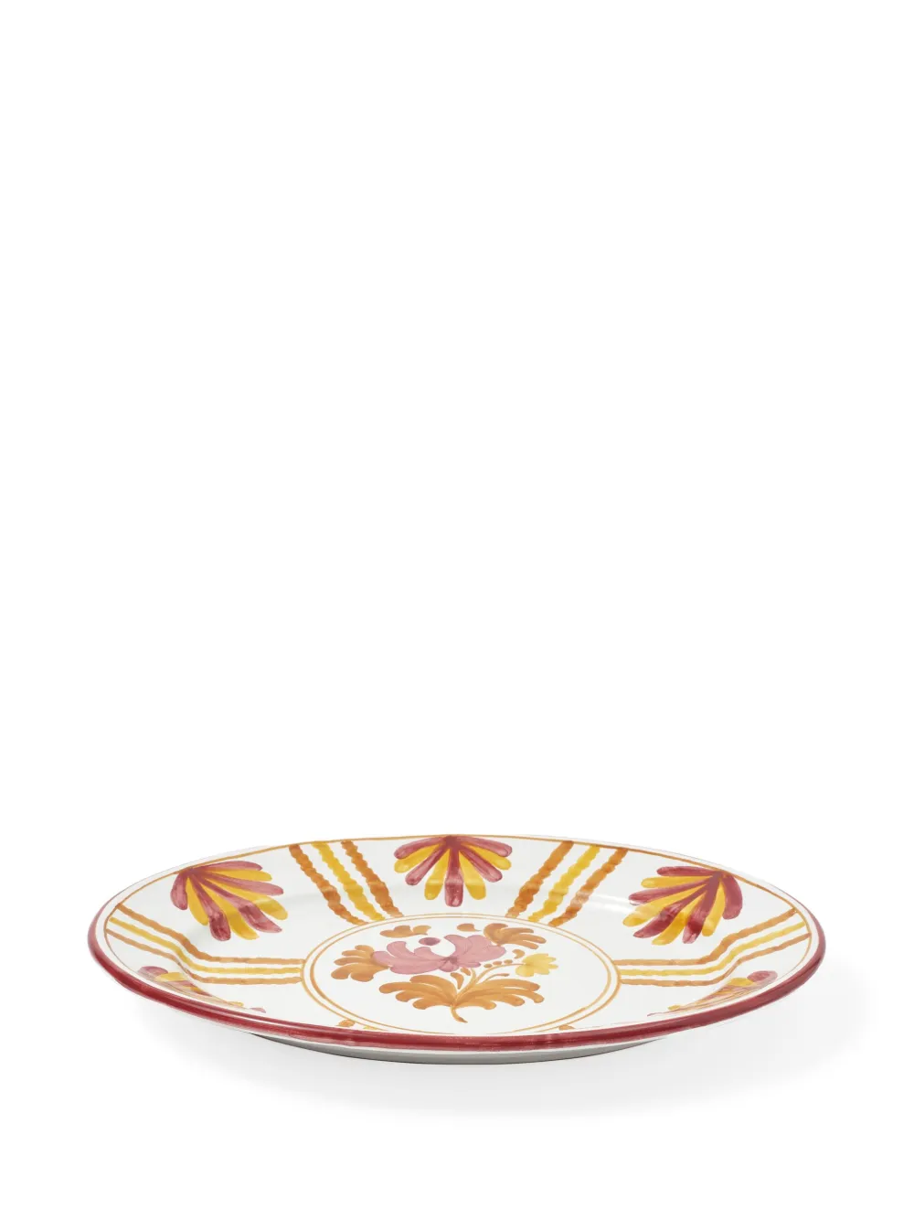 Cabana Blossom oval serving plate | Yellow | Image 1