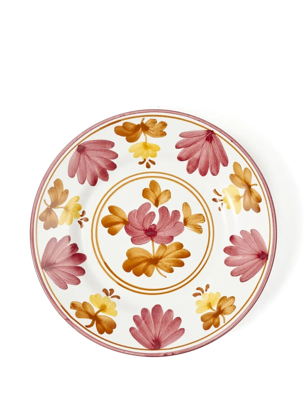 Cabana Blossom dessert plate (20cm) | Yellow | Image 1