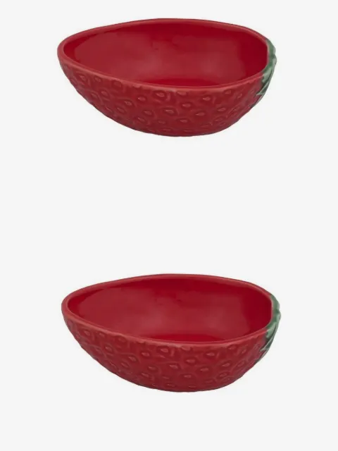 Bordallo Pinheiro set de bowl Strawberries pequeño