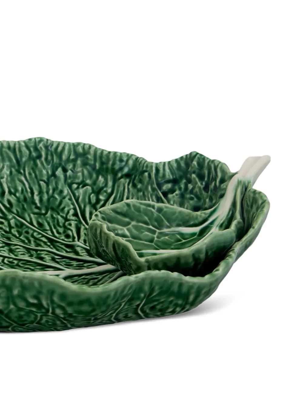 Bordallo Pinheiro large Cabbage Leaf bowl set | Tableware | Image 2