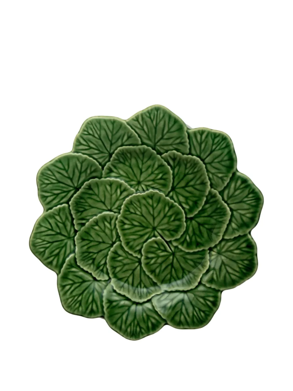 Bordallo Pinheiro Geranium plate set - Groen