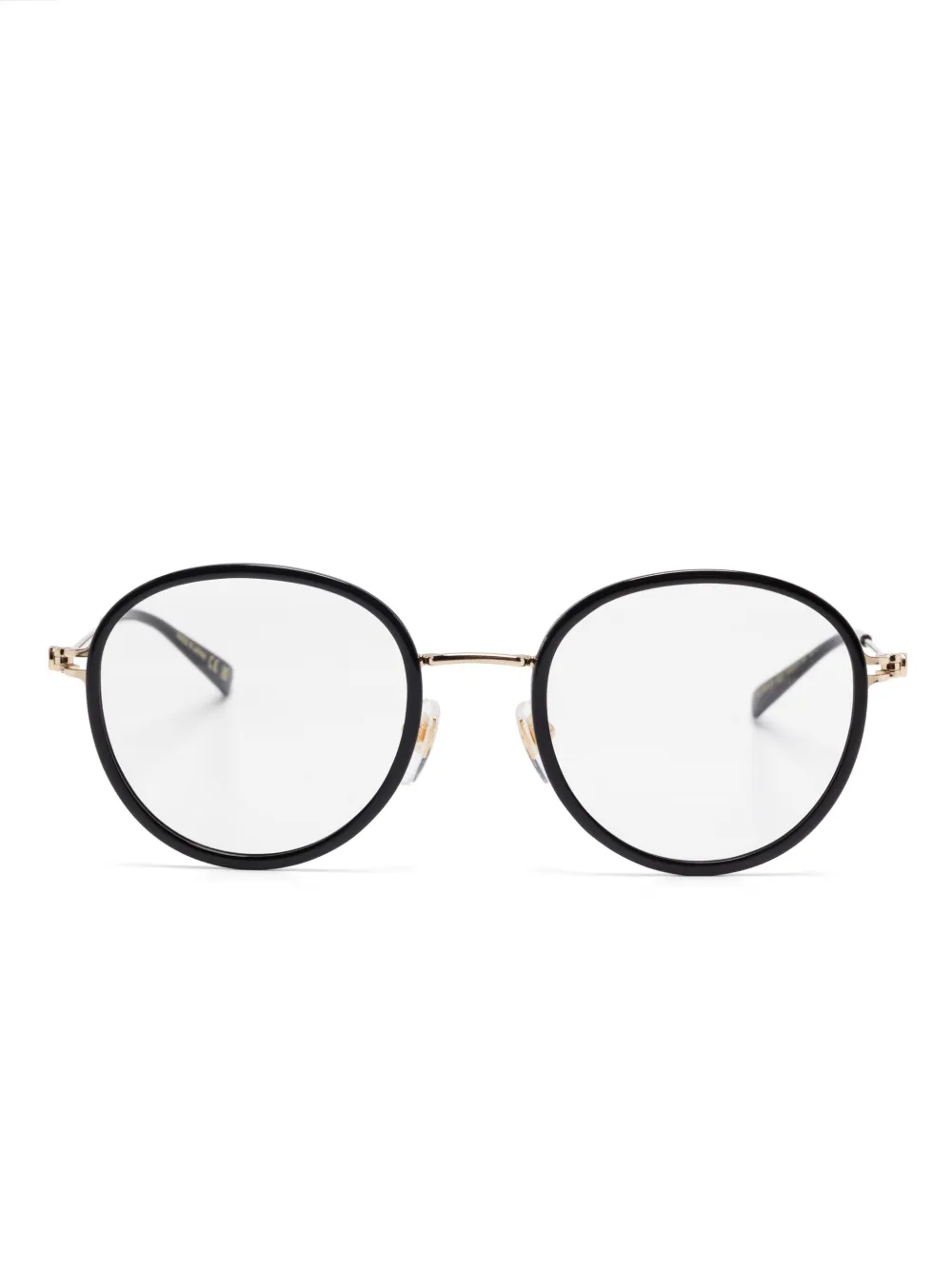 Gucci Eyewear ラウンド眼鏡フレーム - ブラック Gucci Eyewear ラウンド眼鏡フレーム - ブラック