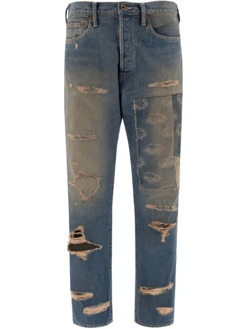 KAPITAL jeans con motivo eye