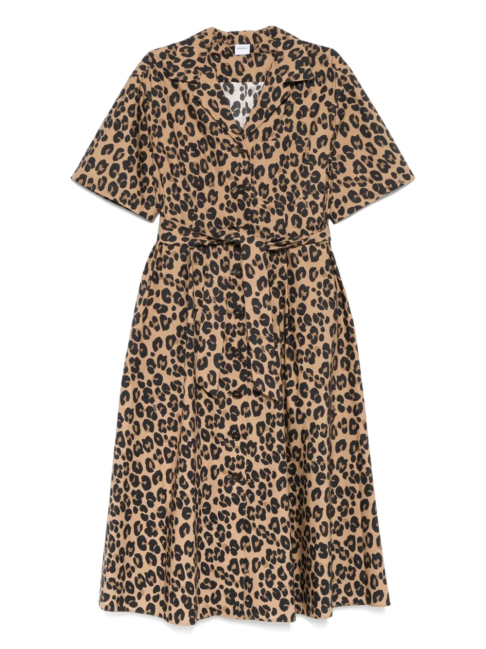 ASPESI leopard-print midi dress | Brown | Image 1