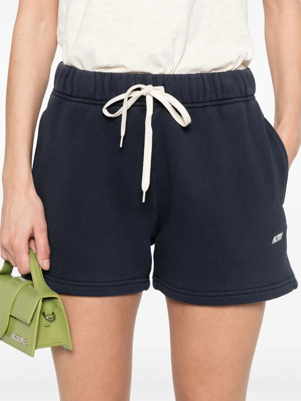 Autry Shorts met geborduurd logo Blauw