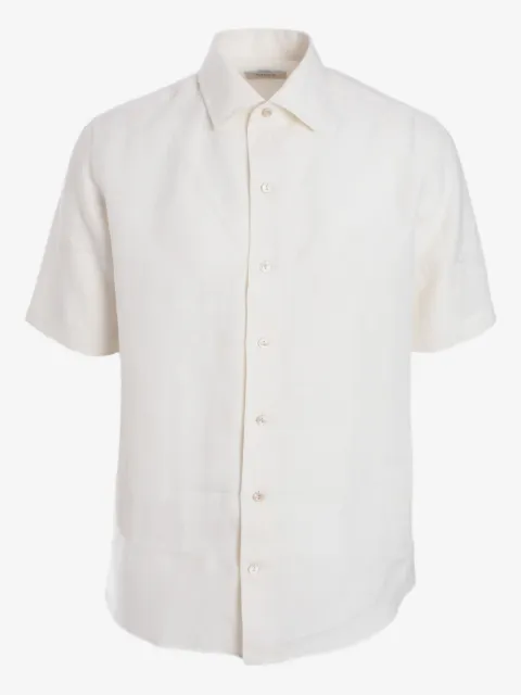 Agnona short-sleeve linen shirt