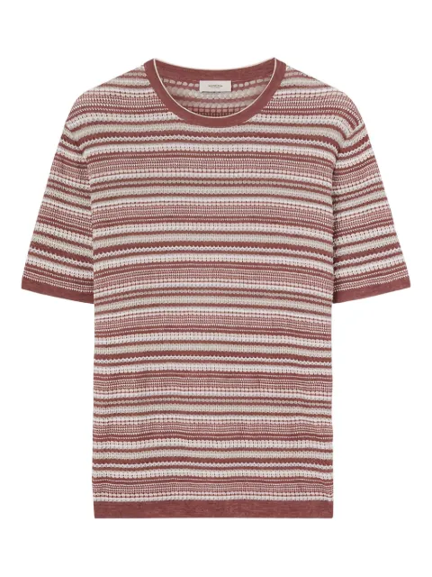 Agnona t-shirt Linsee à rayures