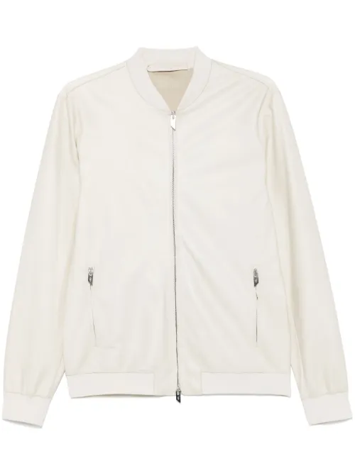 Veste bomber en cuir - Salvatore Santoro - Modalova