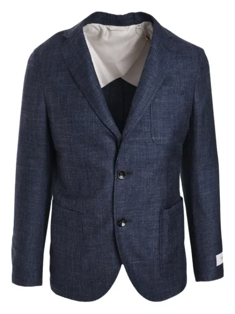 Agnona linen single-breasted blazer