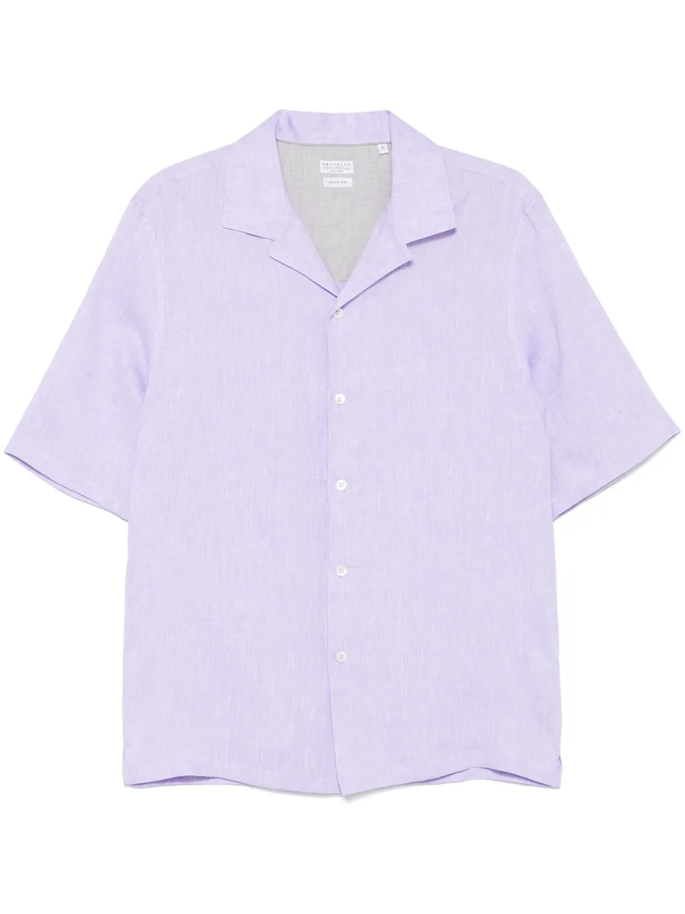 Brunello Cucinelli camisa de lino | morado | Image 1