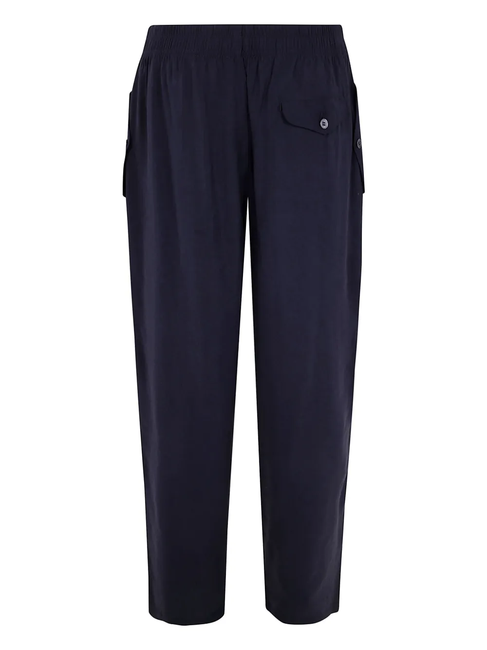 Emporio Armani Broek met geplooid detail - Blauw