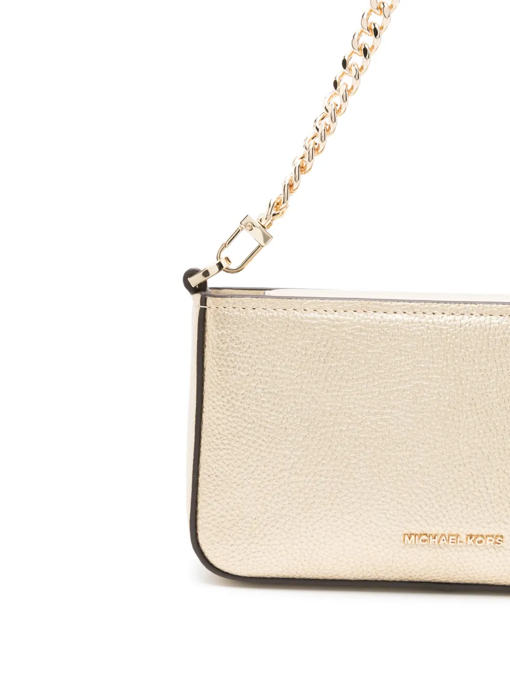 Shop Michael Kors Bryant Cross Body Bag In Gold