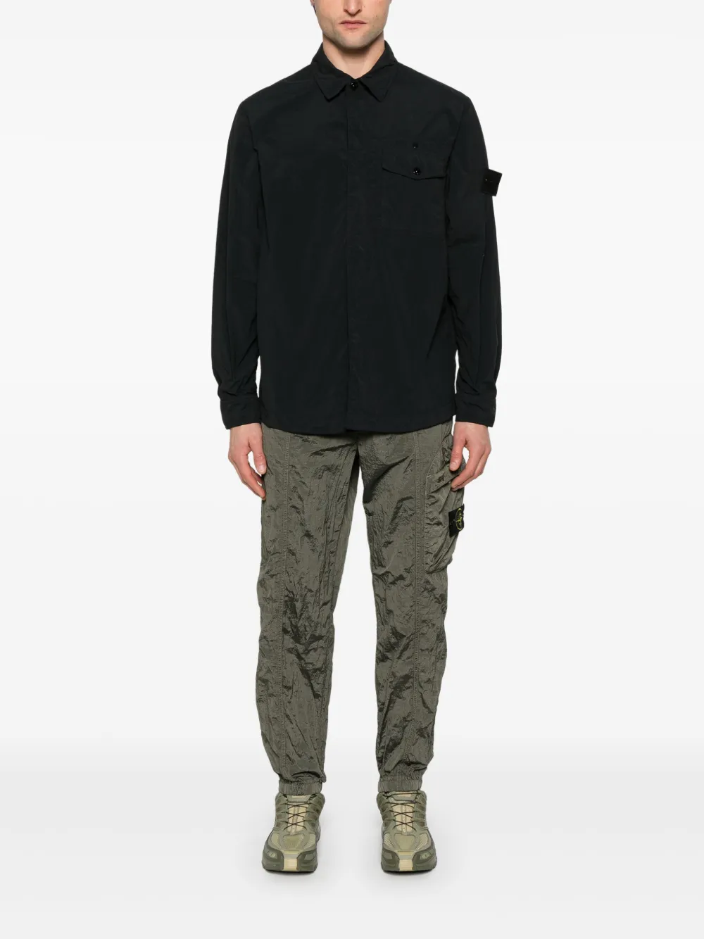 Stone Island Ghost overhemd - Zwart