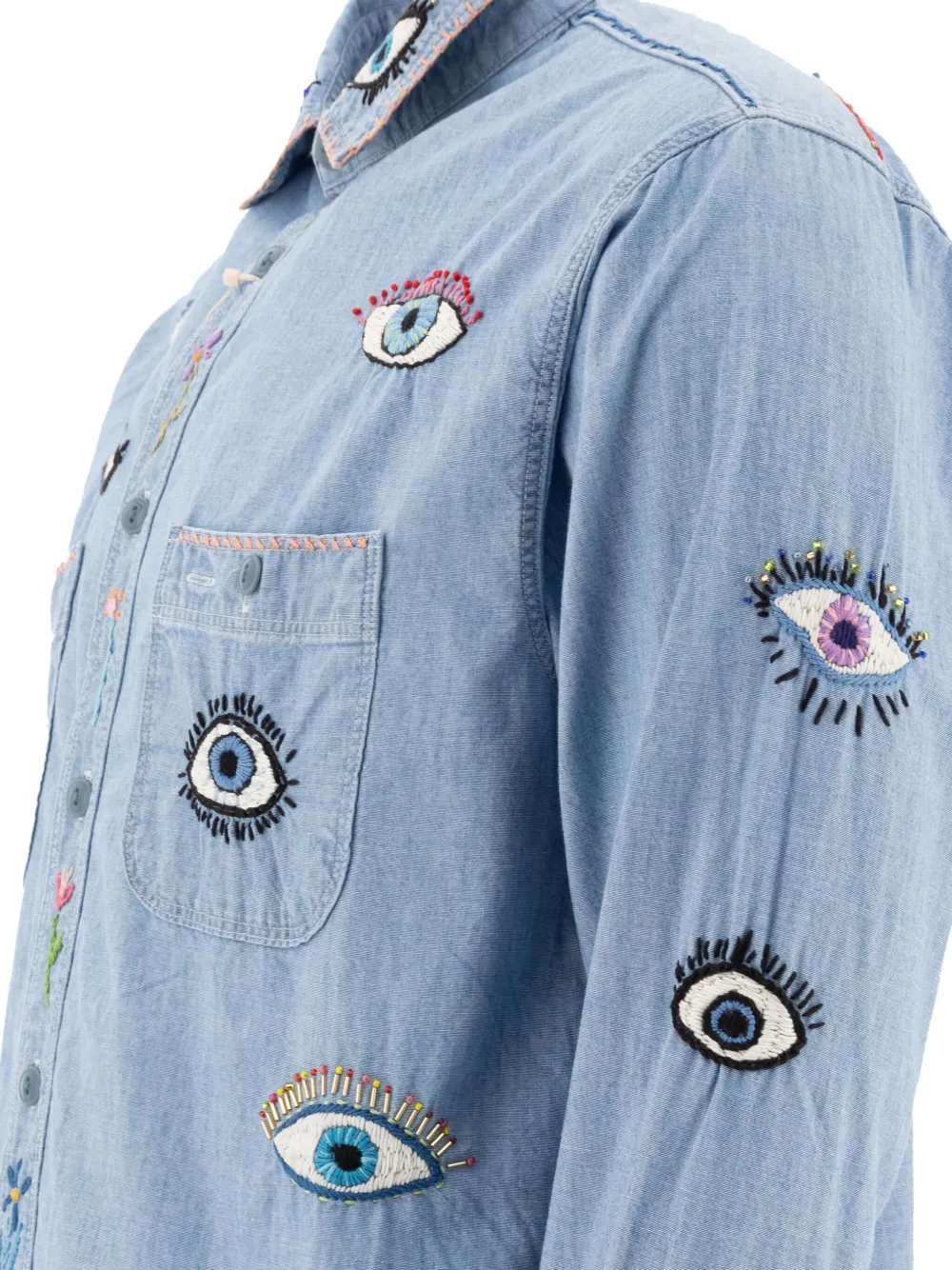 KAPITAL Speakeasy overhemd Blauw