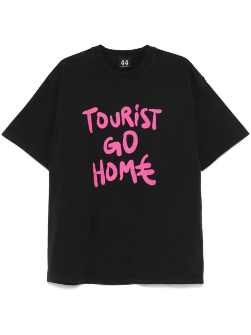 T-shirt à imprimé texte - 44 LABEL GROUP - Modalova