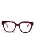 Gucci Eyewear square-frame glasses - Red