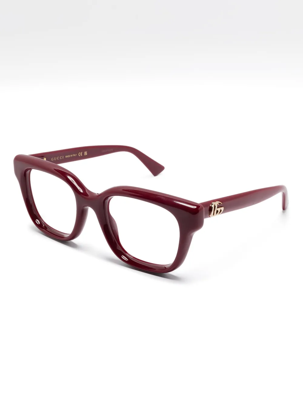 Gucci Eyewear Bril met vierkant montuur - Rood