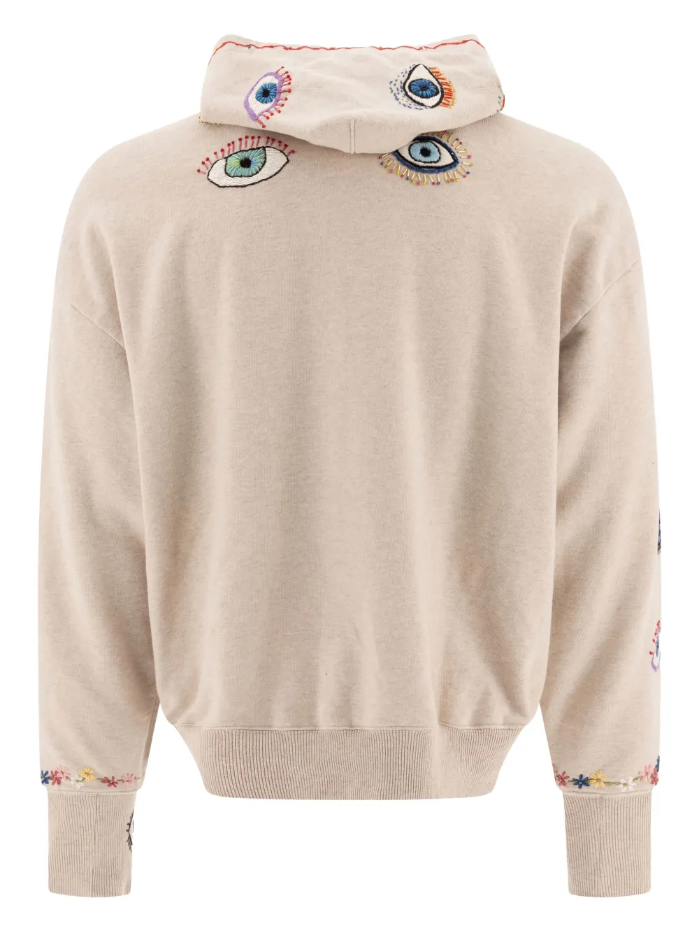 KAPITAL Hoodie met oogprint - Beige